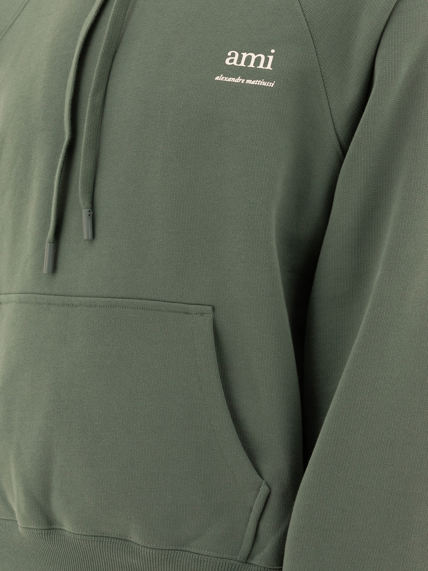 AMI PARIS Green Ami Alexandre Mattiussi hoodie